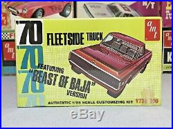 Amt 1970 Chevrolet C/10 Pickup Fleetside #y733-200 Mpc 70 Mint & Rare F/s Kit