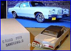 Amt 1971 Pontiac Grand Prix Sandlewood Dealer Promo, Sweet, New Condition