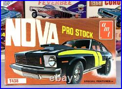 Amt 1976 Chevrolet Nova Pro Stock P/n#t438 1/25 Amt Rare Nos Unbuilt Model Kit