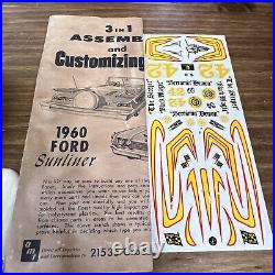 Amt 1/25 1960 Continental Convertible 44460 3 In 1 Customizing Kit 139, Unbuilt