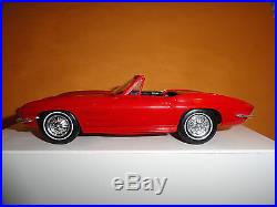 Amt 1/25 1964 Chevy Corvette Conv. Red/black No Box Please Read