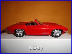 Amt 1/25 1964 Chevy Corvette Conv. Red/black No Box Please Read