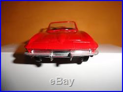 Amt 1/25 1964 Chevy Corvette Conv. Red/black No Box Please Read