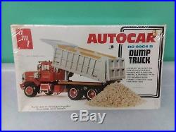 Amt 1/25 Autocar DC 9964b Dump Truck Model Kit Factory Sealed #t817