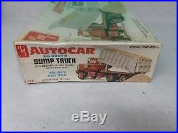 Amt 1/25 Autocar DC 9964b Dump Truck Model Kit Factory Sealed #t817