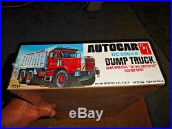 Amt 1/25 Autocar Dc9964b Dump Truck Model Kit Factory Sealed #t817 70's Issue