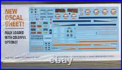 Amt 1/25 Kenworth K-123 Cabover Gulf Transport Truck & Trailer Model Kits # 1433 Amt 1/25 Kenworth K-123 Cabover Gulf Transport Truck & Trailer Model Kits # 1433