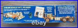 Amt 1/25 Kenworth K-123 Cabover Gulf Transport Truck & Trailer Model Kits # 1433