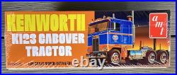 Amt 1/25 Kenworth K-123 Cabover Gulf Transport Truck & Trailer Model Kits # 1433