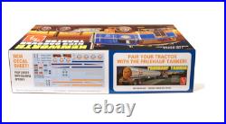 Amt 1/25 Kenworth K-123 Cabover Gulf Transport Truck & Trailer Model Kits # 1433