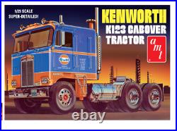 Amt 1/25 Kenworth K-123 Cabover Gulf Transport Truck & Trailer Model Kits # 1433