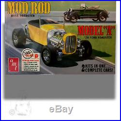 Amt 1/25 Mod Rod/model A'29 Ford Roadster 2 Complete Model Kits 1002