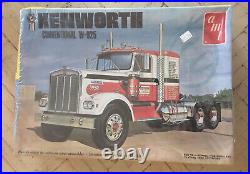 Amt 1/25 Plastic Scale Model Kenworth Conventional W-825 Over 300 Detailed Parts