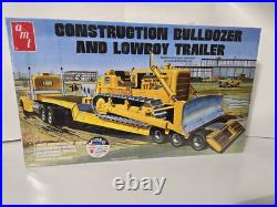 Amt 1-25 Scale Construction Bulldozer Lowboy Trailer & Hobby Gear Sealed New