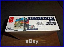 Amt 1/25 Turnpiker Pete Custom Cabover Plastic Model Factory Sealed 1979 Date