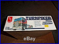 Amt 1/25 Turnpiker Pete Custom Cabover Plastic Model Factory Sealed 1979 Date