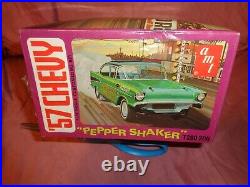 Amt'57 Chevy Pepper Shaker 1/25 Model Kit Stock Custom Drag Factory Sealed