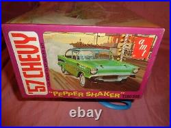 Amt'57 Chevy Pepper Shaker 1/25 Model Kit Stock Custom Drag Factory Sealed