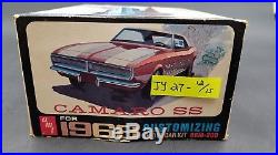 Amt 6618 1968 Chevy Camaro Ss Convertible/hardtop 1/25 Model Car Mountain