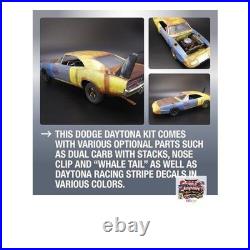 Amt AMT 1/25 Scale Auto Art Stamp Series 1969 Dodge Charger Daytona Plastic