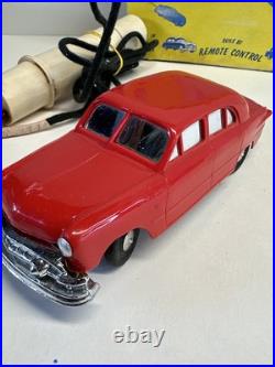 Amt Aluminum Model Toys 1950 Ford Original Remote Control! Red Circa 1950