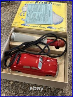 Amt Aluminum Model Toys 1950 Ford Original Remote Control! Red Circa 1950! Vmcp