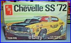 Amt Annual 1972 Chevrolet Chevelle Ss#t355-225 Mpc 1/25 Vintage Mint Unbuilt Kit