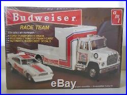 Amt Budweiser Race Team Ford Ramp Truck Mustang II Funny Car Model Kit