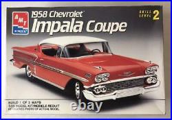 Amt Chevrolet Impala Coupe 1958 1/25 Model Kit #18402
