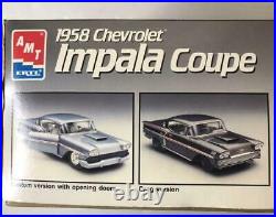Amt Chevrolet Impala Coupe 1958 1/25 Model Kit #18402