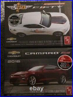 Amt Chevy Camaro And Corvette Model Kits, New