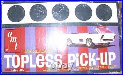 Amt Dodge Topless Pick-up Truck Deora Alexander Bros. Kit 1/25th Boxed T-230