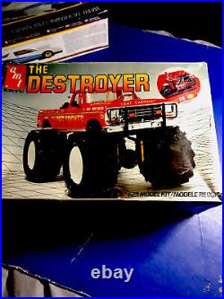 Amt ERTL THE DESTROYER FORD MONSTER TRUCK 125#6608 F/S In Open Box Very Rare