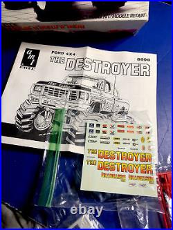 Amt ERTL THE DESTROYER FORD MONSTER TRUCK 125#6608 F/S In Open Box Very Rare