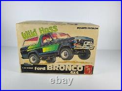 Amt Ford Bronco 4 X 4 Wild Hoss, 1/25 Scale Free Shipping