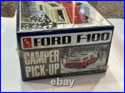 Amt Ford F-100 Pickup Original Sealed Kit! Hard To Find! #t295! Circa 1971! Vmcp