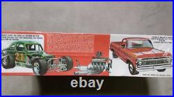 Amt ModFord Mod Ford Race Team 1/25 Model Kit Coupe Pickup Truck Trailer