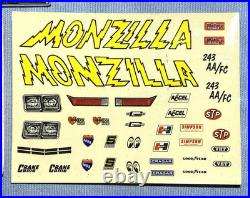Amt Monzilla Chevy Monza Funny Car Kit#t243 1/25 Amt Nos S/i Unbuilt Model Kit