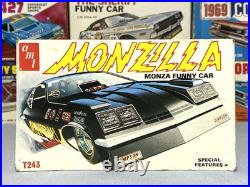 Amt Monzilla Chevy Monza Funny Car Kit#t243 1/25 Amt Nos S/i Unbuilt Model Kit