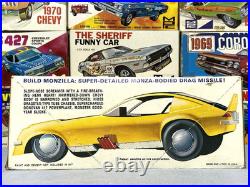 Amt Monzilla Chevy Monza Funny Car Kit#t243 1/25 Amt Nos S/i Unbuilt Model Kit