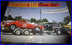 Amt Nostalgic Drag Race Set Ford Bronco Cougar Funny Car Trailer 1/25 Fs MCM