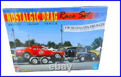 Amt Nostalgic Drag Set 1978 Bronco Cougar And Trailer