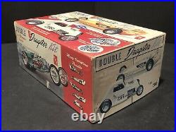 Amt Original Vintage Rare Double 3 In 1 Dragster Kit Trophy Series T-161 200