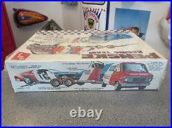 Amt Penske Racing Amc Madador Ant Team Chevy Van With Traler Vhtf Factory Seal