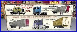 Amt Peterbilt 359 Tractor & Box Trailer Combo Kit#t700/t704 Mpc 1/43 Nos F/s