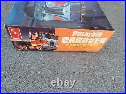 Amt Peterbilt Cabover Pacemaker 352 Truck Model Kit 1/25 Scale Vintage