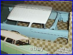 Amt Pro Shop 1955 Chevy Bel Air Nomad 1/25 Prepainted Plastic Model Kit Htf