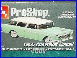 Amt Pro Shop 1955 Chevy Bel Air Nomad 1/25 Prepainted Plastic Model Kit Htf