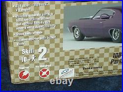 Amt Pro Shop 1970 Chevy Chevelle Ss396 1/25 Prepainted Plastic Model Kit Black