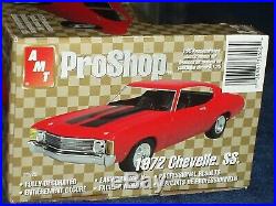 Amt Pro Shop 1972 Chevy Chevelle Ss 1/25 Prepainted Plastic Model Kit